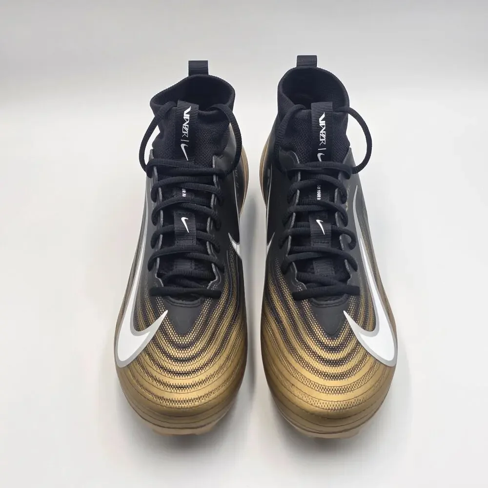 Nike Vapor Pro 1 Men's Size 10.5 Football Cleats FB3298-003 Black Gold New